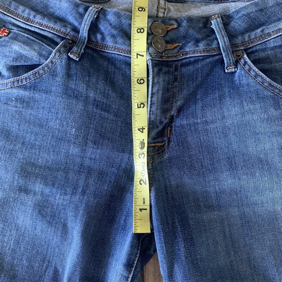 Hudson Women Jeans Nicole Ankle Skinny Size 29 Flap  Button Pockets - Picture 5 of 9
